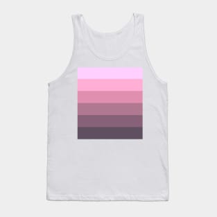 Stripes - Gradient - Dark to Light purple pink violet Tank Top